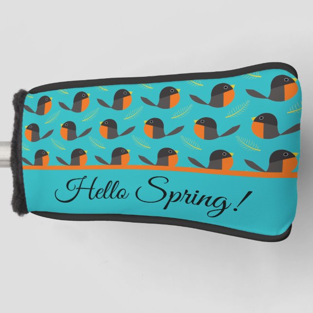 Couvre-club De Golf Robin Birds Golf Head Cover (Devant)