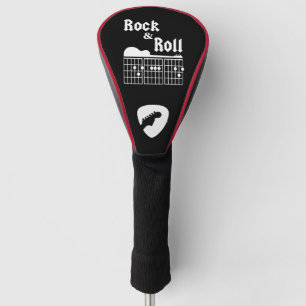 Couvre-club De Golf Rock & Roll Papa fun guitare chord couvercle condu