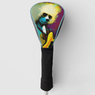 Couvre-club De Golf Rock Star Musician - Poodle Dog 006