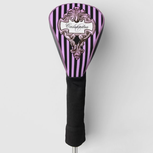 Couvre-club De Golf Romantique Steampunk Goth Personnalisé (Devant)
