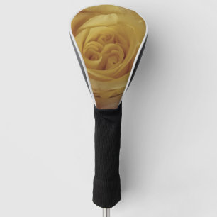 Couvre-club De Golf Rose Bloom Photo Belle Fleur Jaune Lumière