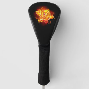 Couvre-club De Golf Rose incendie en floraison