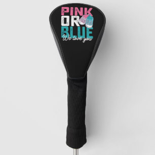 Couvre-club De Golf Rose ou Bleu On Vous Aime Révélation Du Sexe