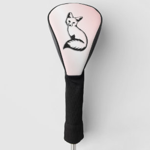 Couvre-club De Golf Rose renard argenté