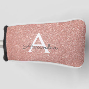 Couvre-club De Golf Rose Rose Gold Parties scintillant & Étincelle Mon