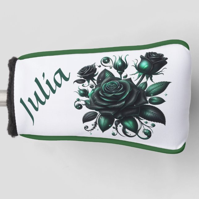 Couvre-club De Golf Roses Emerald Green (Devant)