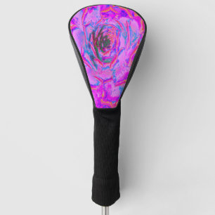 Couvre-club De Golf Rosette de Sedum Succulent Violet et Magenta