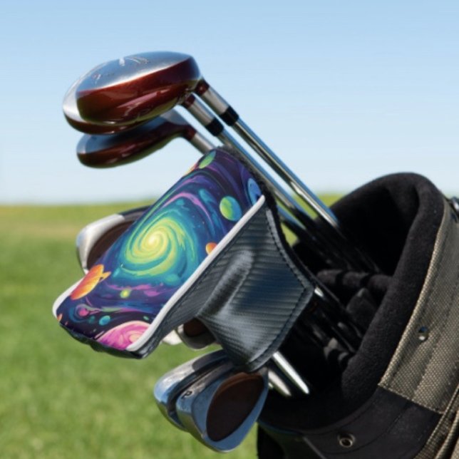 Couvre-club De Golf Rotation planétaire  (Golf Headcover  D: 6"l x 5"w x 3"h Polyester, cotton, and marine vinyl. Fits most standard putters.
)