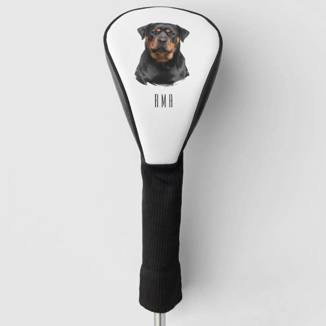 Couvre-club De Golf Rottweiler (Devant)