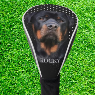Couvre-club De Golf   Rottweiler Blanc