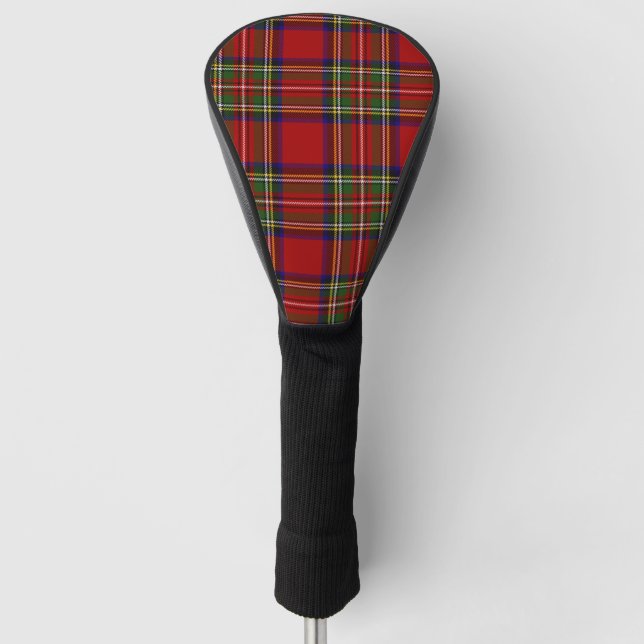 Couvre-club De Golf Royal Stewart Tartan Plaid Scottish Motif (Devant)