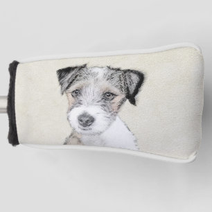 Couvre-club De Golf Russell Terrier Peinture rugueuse - Art Chien orig
