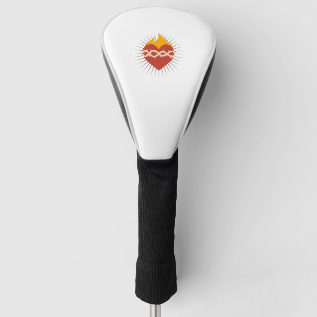 Couvre-club De Golf Sacré-Coeur catholique (Devant)