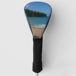 Couvre-club De Golf Saint Lucia Beach Paysage tropical