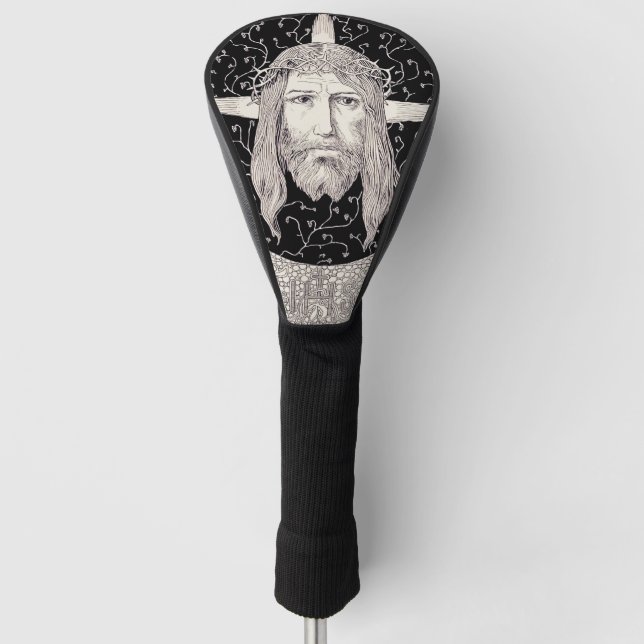 Couvre-club De Golf Saint Visage de Jésus-Christ (Devant)