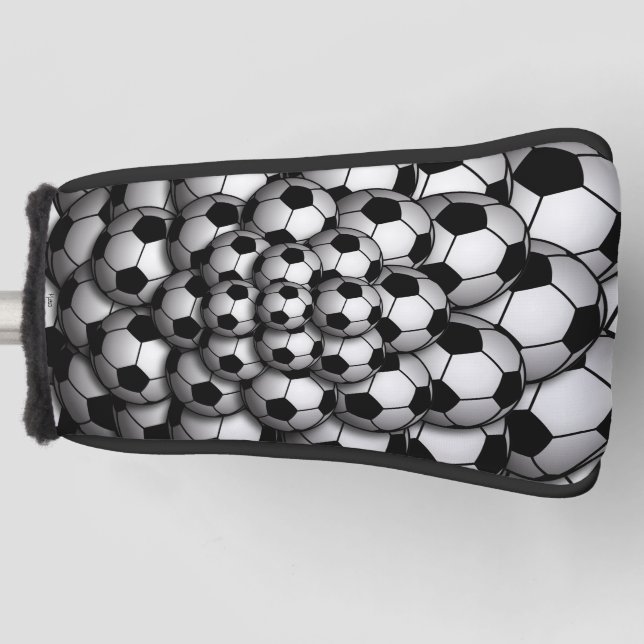 Couvre-club De Golf Saison de football Golf Tête couverture (Devant)