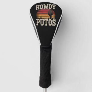 Couvre-club De Golf Salut Putos Cactus Drôle Rétro Vintage