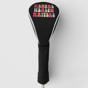 Couvre-club De Golf Santé Mentale Femme Thérapeute Autisme