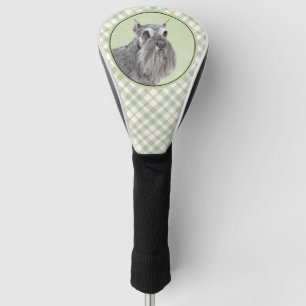 Couvre-club De Golf Schnauzer (Giant, Standard) Peinture - Chien Art