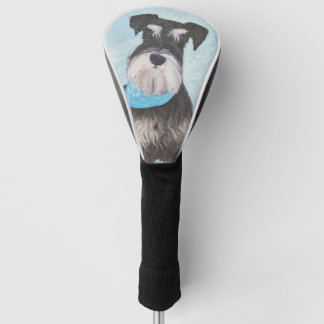 Couvre-club De Golf Schnauzer (Miniature) Peinture - Joli chien origin