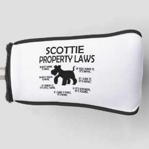 Couvre-club De Golf Scottie Lover Scottish Terrier Owner Scottie Mom