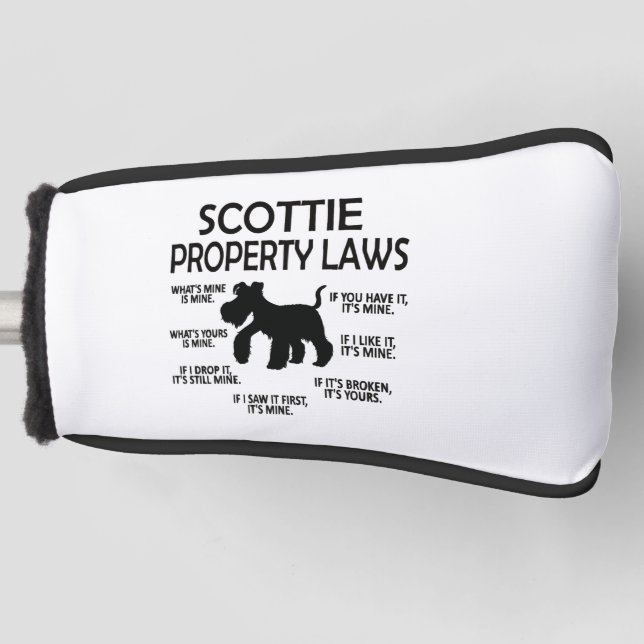 Couvre-club De Golf Scottie Lover Scottish Terrier Owner Scottie Mom (Devant)
