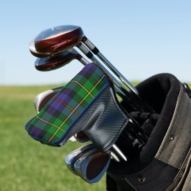 Couvre-club De Golf Scottish Plaid, Baillie Wm. Wilson, (In Situ)