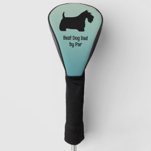 Couvre-club De Golf Scottish Terrier Scottie Chien Texte personnalisé