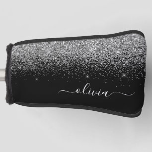 Couvre-club De Golf Script Monogram Girly Name