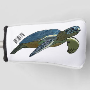 Couvre-club De Golf Sea turtle cartoon