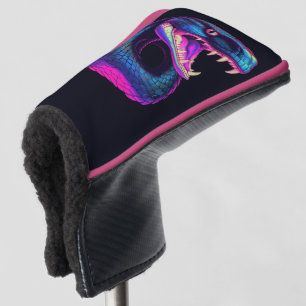 Couvre-club De Golf Serpent de Cobra dans le style esthétique Vaporwav
