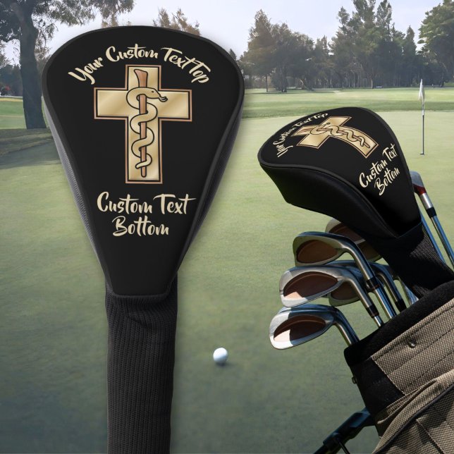 Couvre-club De Golf Serpent sur Croix (Créateur téléchargé)