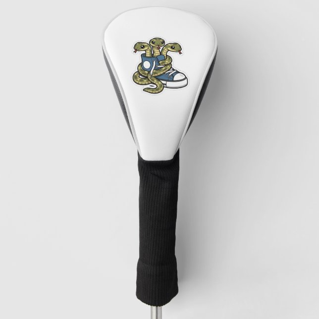 Couvre-club De Golf Serpents sur chaussures (Devant)