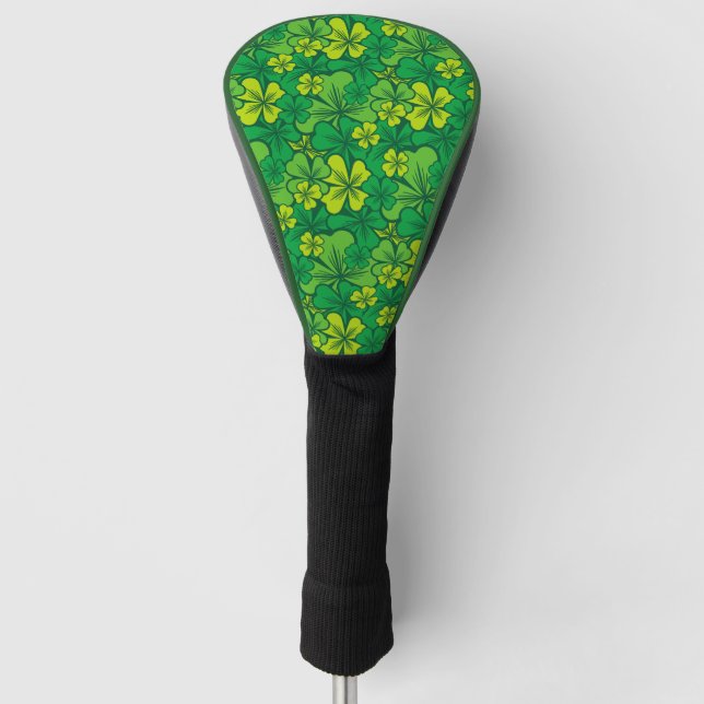 Couvre-club De Golf Shamrock irlandais (Devant)