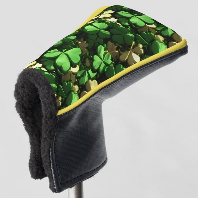 Couvre-club De Golf Shamrocks Gold Heart (Devant 3/4)