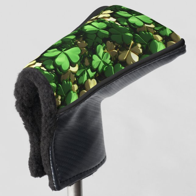Couvre-club De Golf Shamrocks Gold Heart (Devant 3/4)