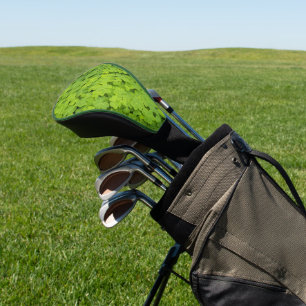 Couvre-club De Golf Shamrocks verts floraux