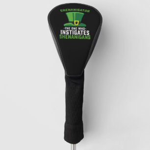 Couvre-club De Golf Shenanigator Celui Qui Suscite Des Shenanigans