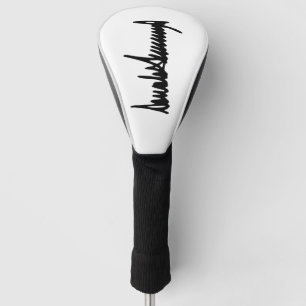 Couvre-club De Golf Signature de l'autographe Donald Trump