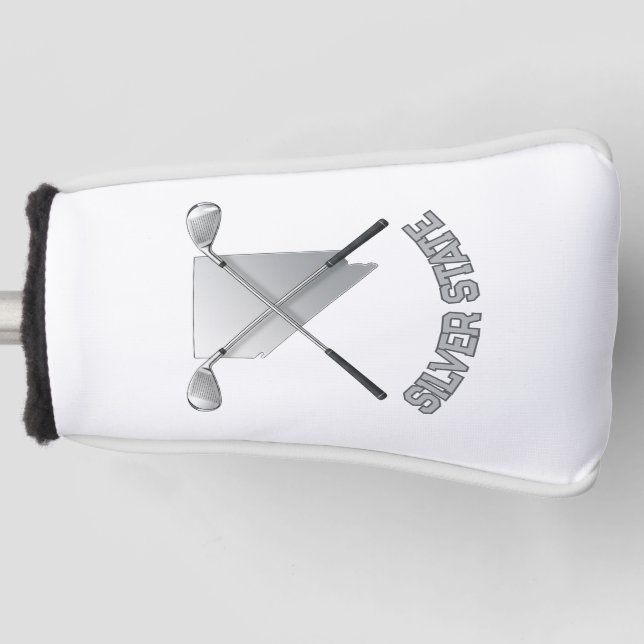 Couvre-club De Golf Silver State Nevada Putter Cover (Devant)