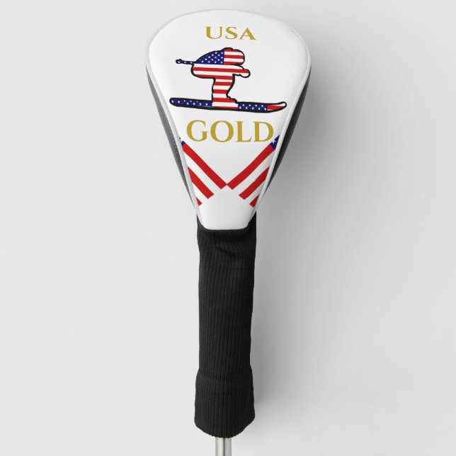 COUVRE-CLUB DE GOLF SKIEUR (Devant)