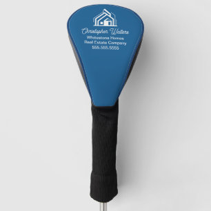 Couvre-club De Golf Société immobilière bleue Realtor personnalisé