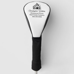 Couvre-club De Golf Société immobilière élégante Realtor personnalisé