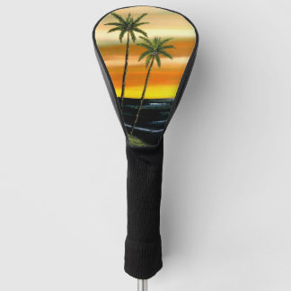 Couvre-club De Golf Soleil orange