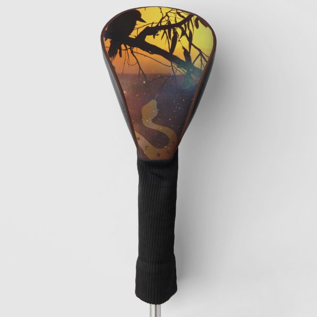 Couvre-club De Golf Solstice Kookaburra Silhouette Serpent céleste (Devant)