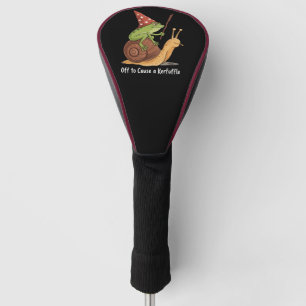 Couvre-club De Golf Sorcier Grenouille Fantaisiste Partant pour semer