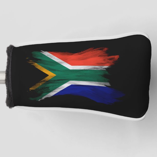 Couvre-club De Golf South Africa flag brush stroke, national flag (Devant)