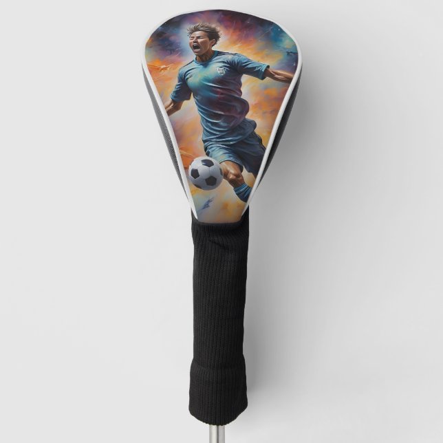 Couvre-club De Golf Spatiale Nebula Soccer (Devant)