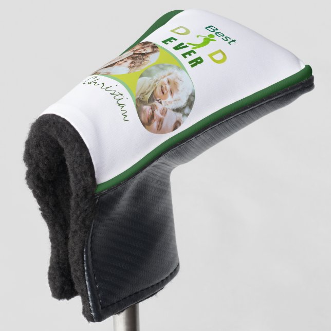 Couvre-club De Golf Sports mignonne meilleur papa jamais photo Happy F (Devant 3/4)