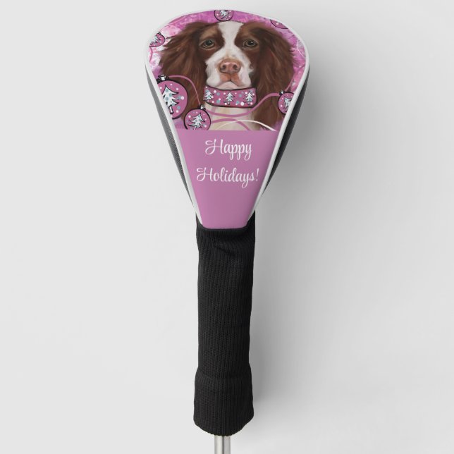 COUVRE-CLUB DE GOLF SPRINGER SPANIEL ANGLAIS       (Devant)
